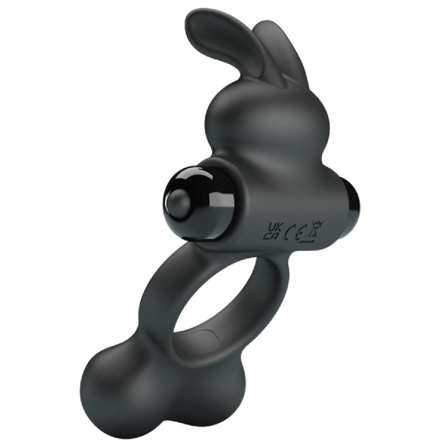 Yusuf Vibrating Cockring with Steel Balls – Waterproof Silicone Cock Ring