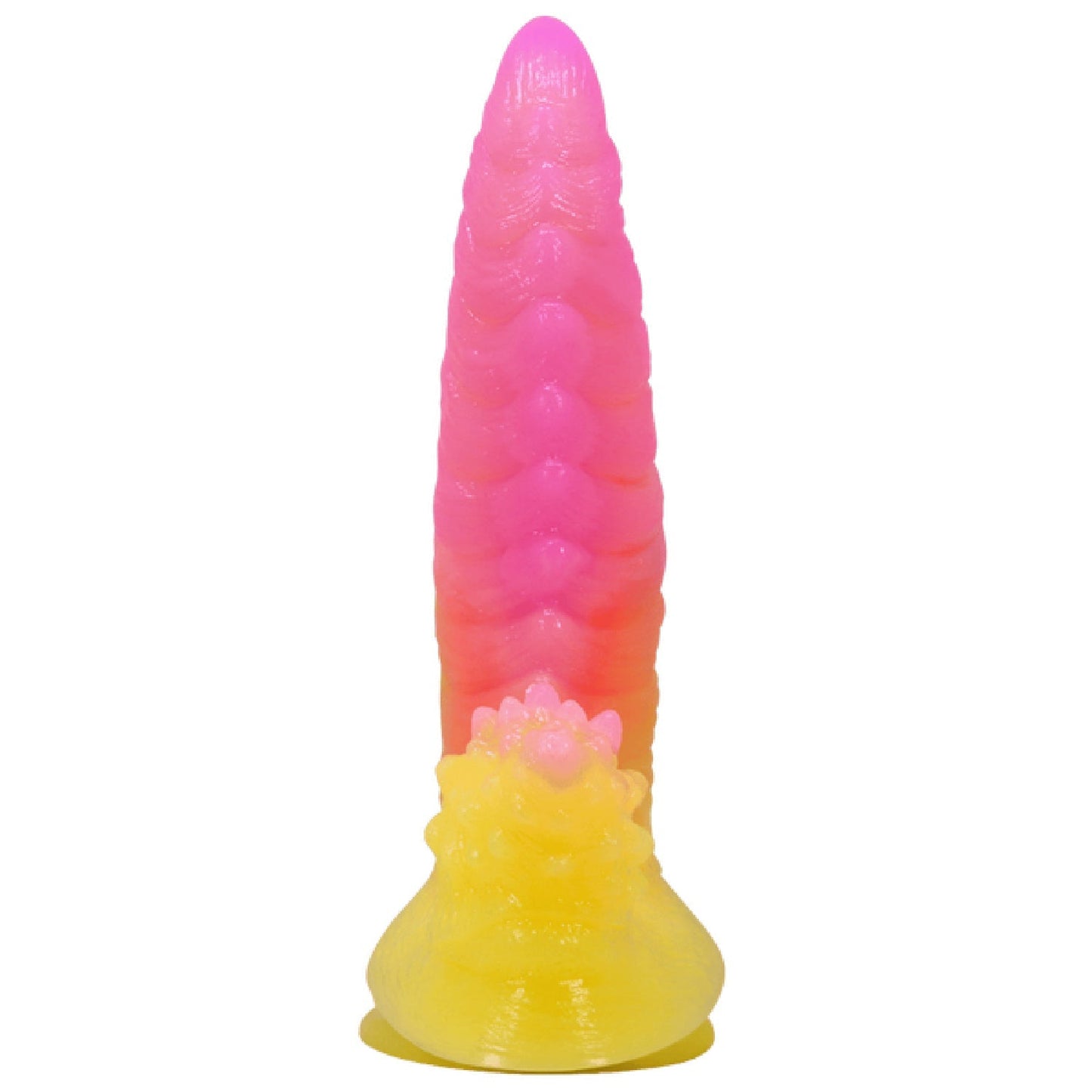 Flame Beast 8.8 Inch Silicone Dildo – Body-Safe Suction Base Dildo