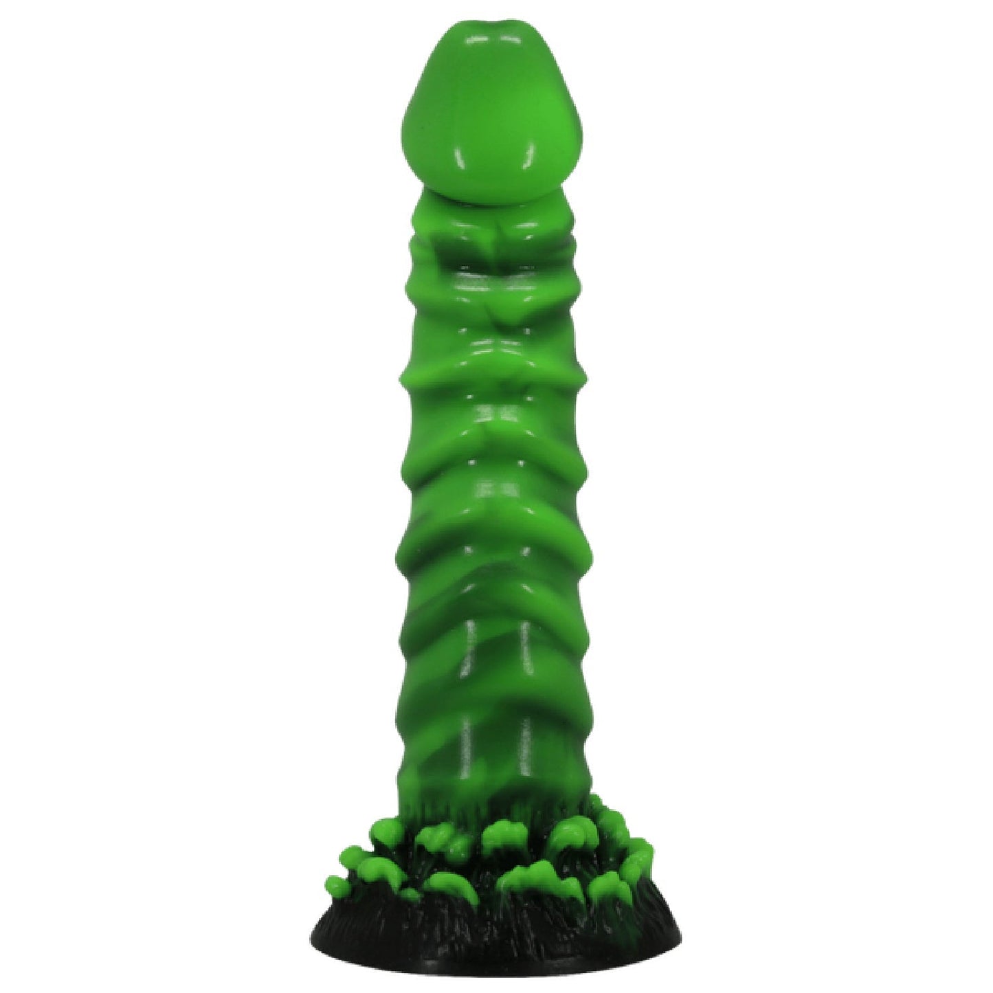 Manticore 9 Inch Textured Silicone Dildo – Body-Safe with Strong Suction Cup