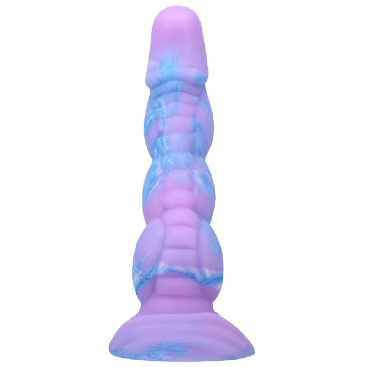 Alien 8 Inch Monster Dildo – Ribbed Texture with Suction Base