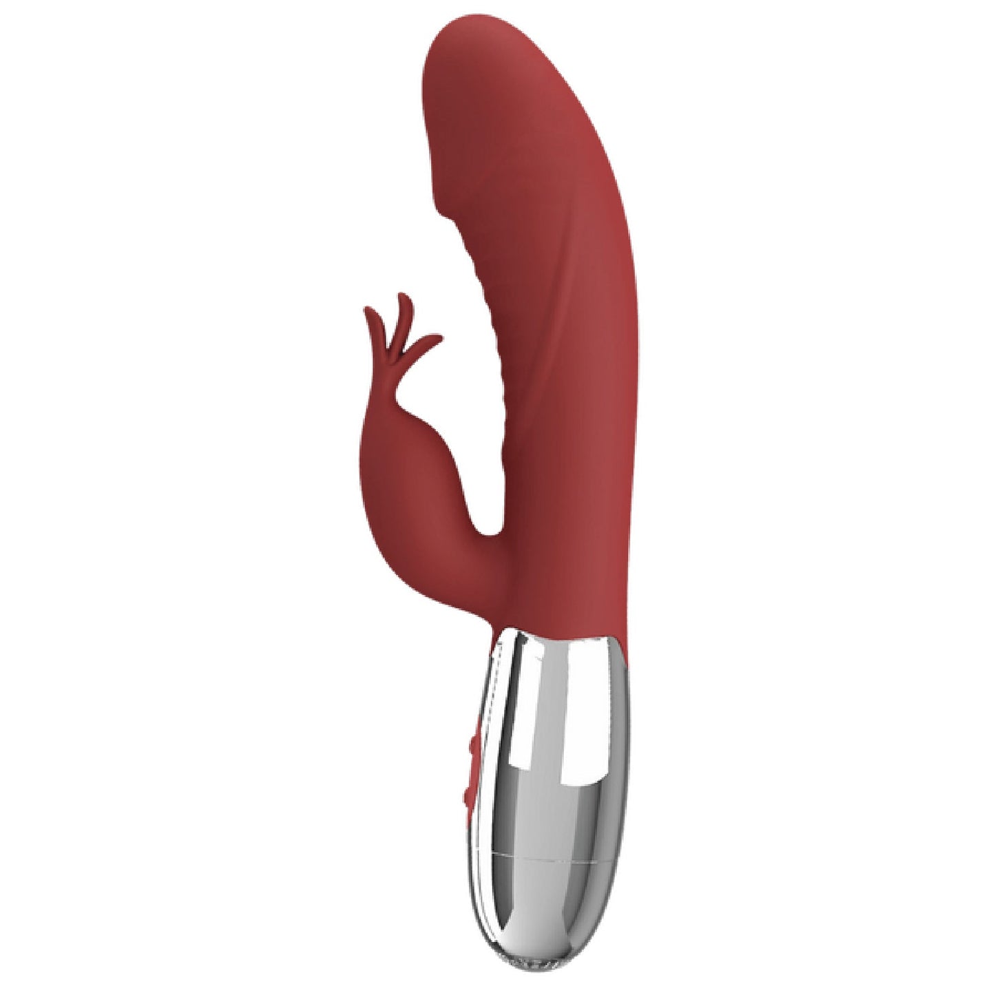 Rasmussen Rechargeable Dual-Motor Silky Silicone G-Spot and Clitoral Vibrator