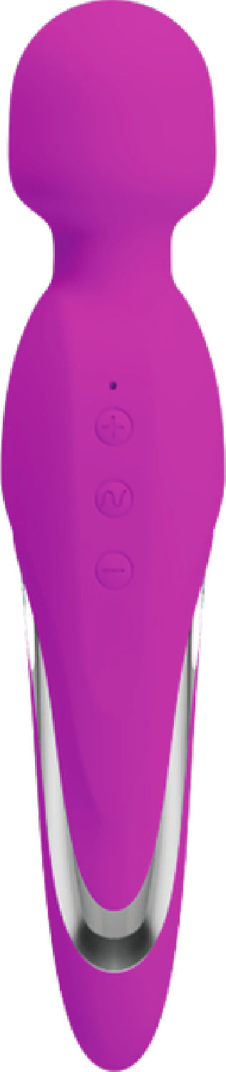 Shazza Body Wand (Purple) – Rechargeable Silicone Vibrator with 7 Vibration Functions and 5 Speed Levels