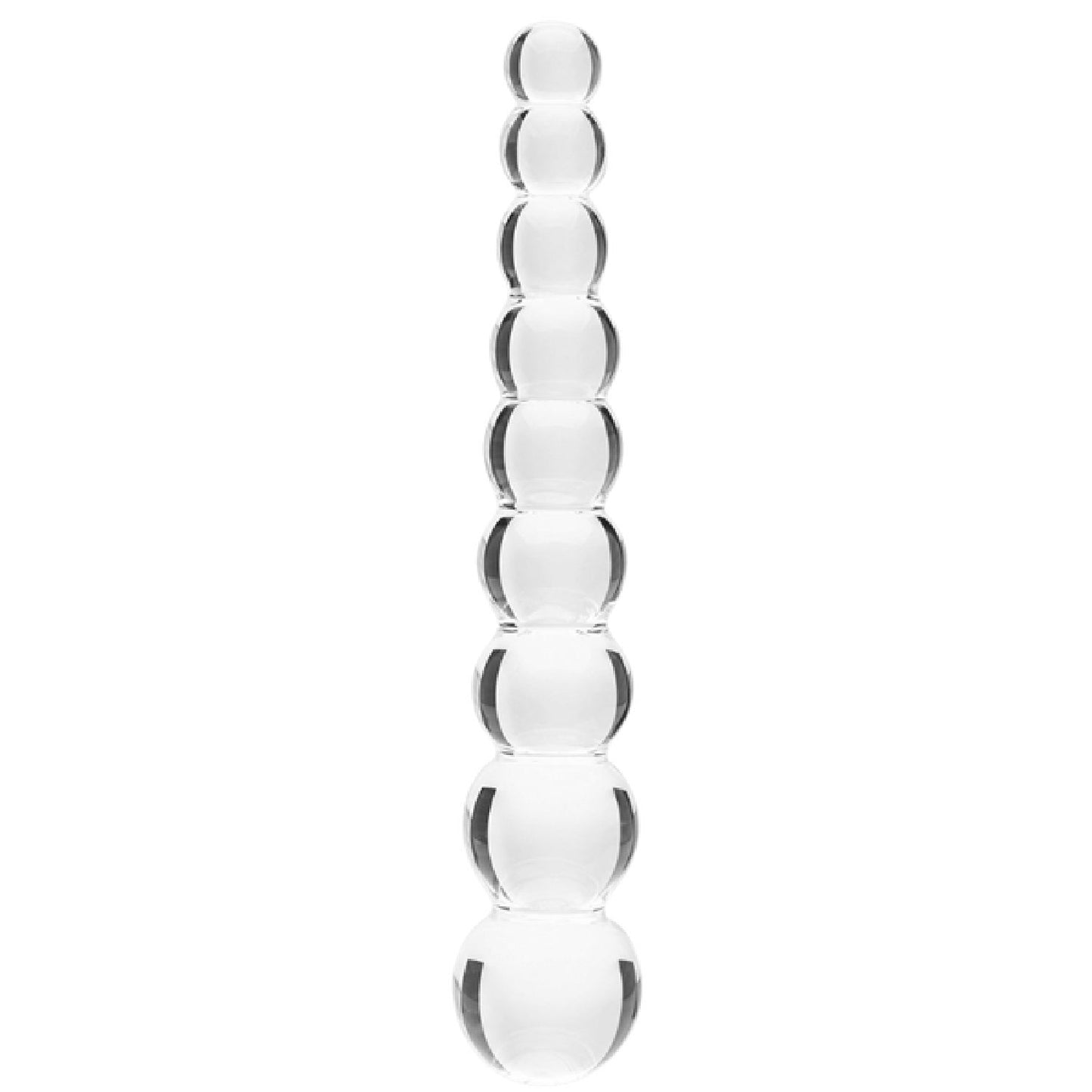 Elysian Pearls – 6.7 Inch Borosilicate Glass Dildo