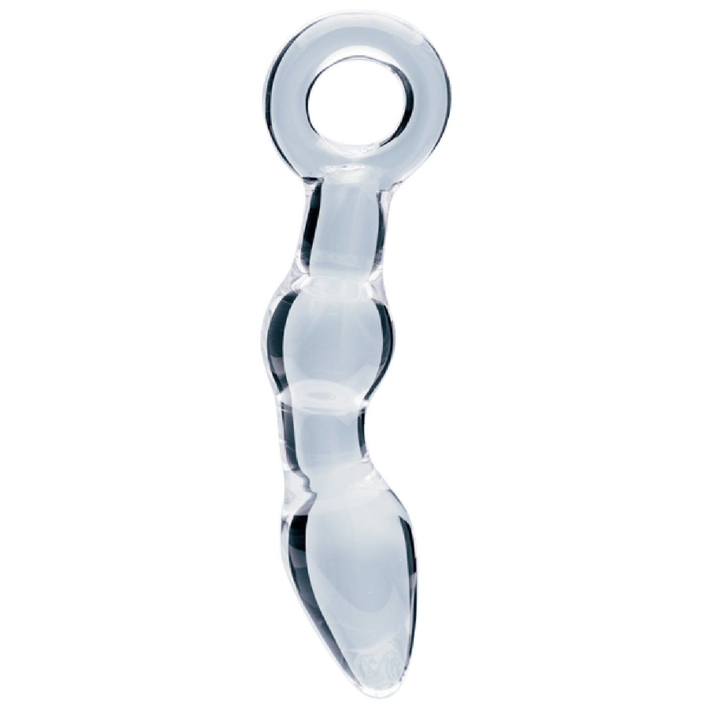 Utopian Mystique – 5.2 Inch Ribbed Glass Anal Dildo