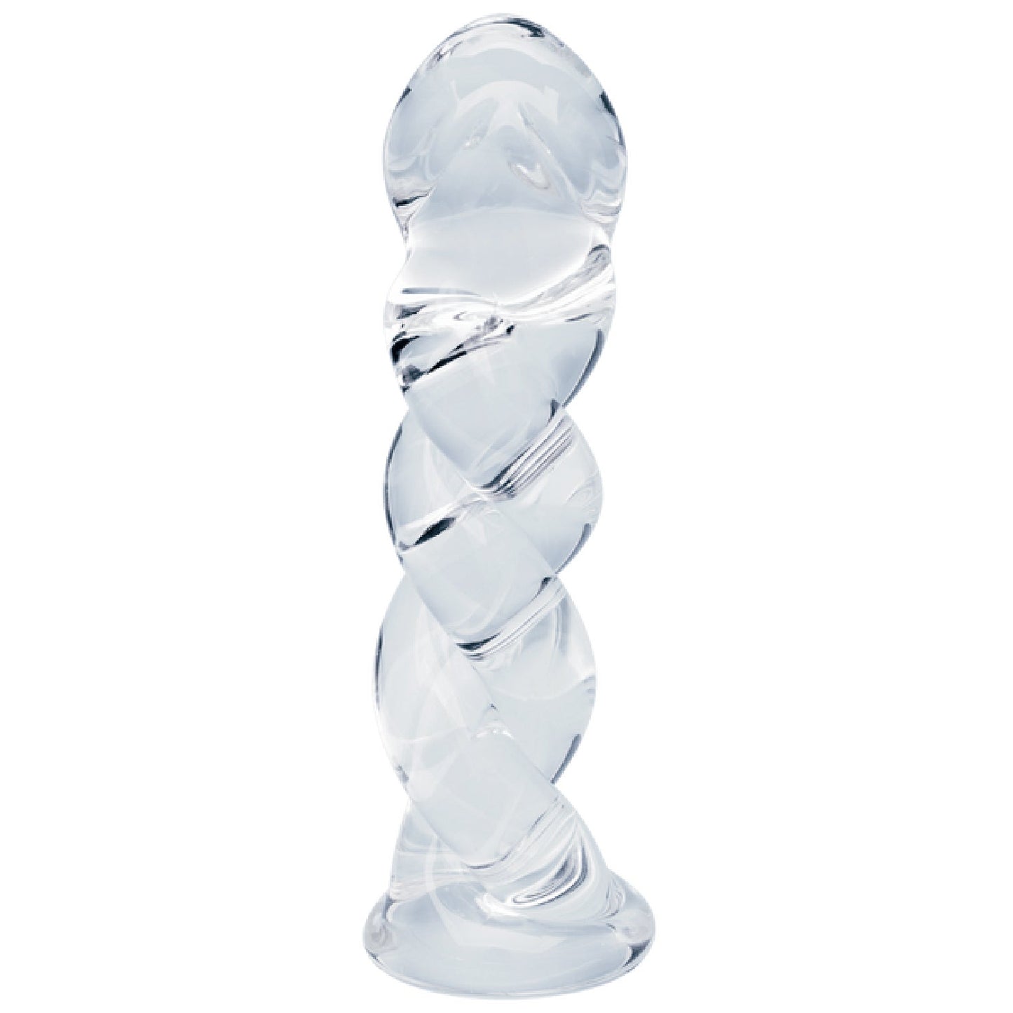 Seraphic Braid – 5.7 Inch Handblown Borosilicate Glass Dildo