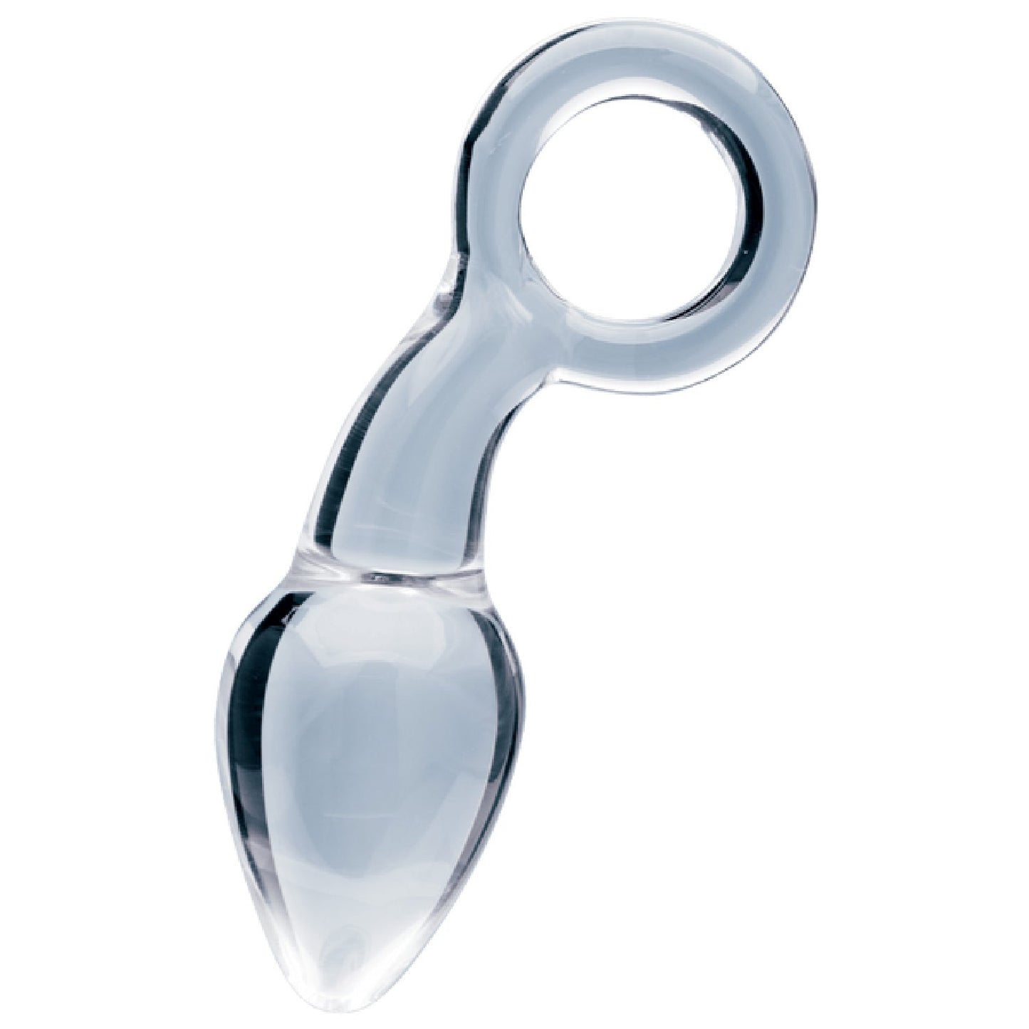 Clarity Utopian Delight – 3.5 Inch Handcrafted Borosilicate Glass Butt Plug