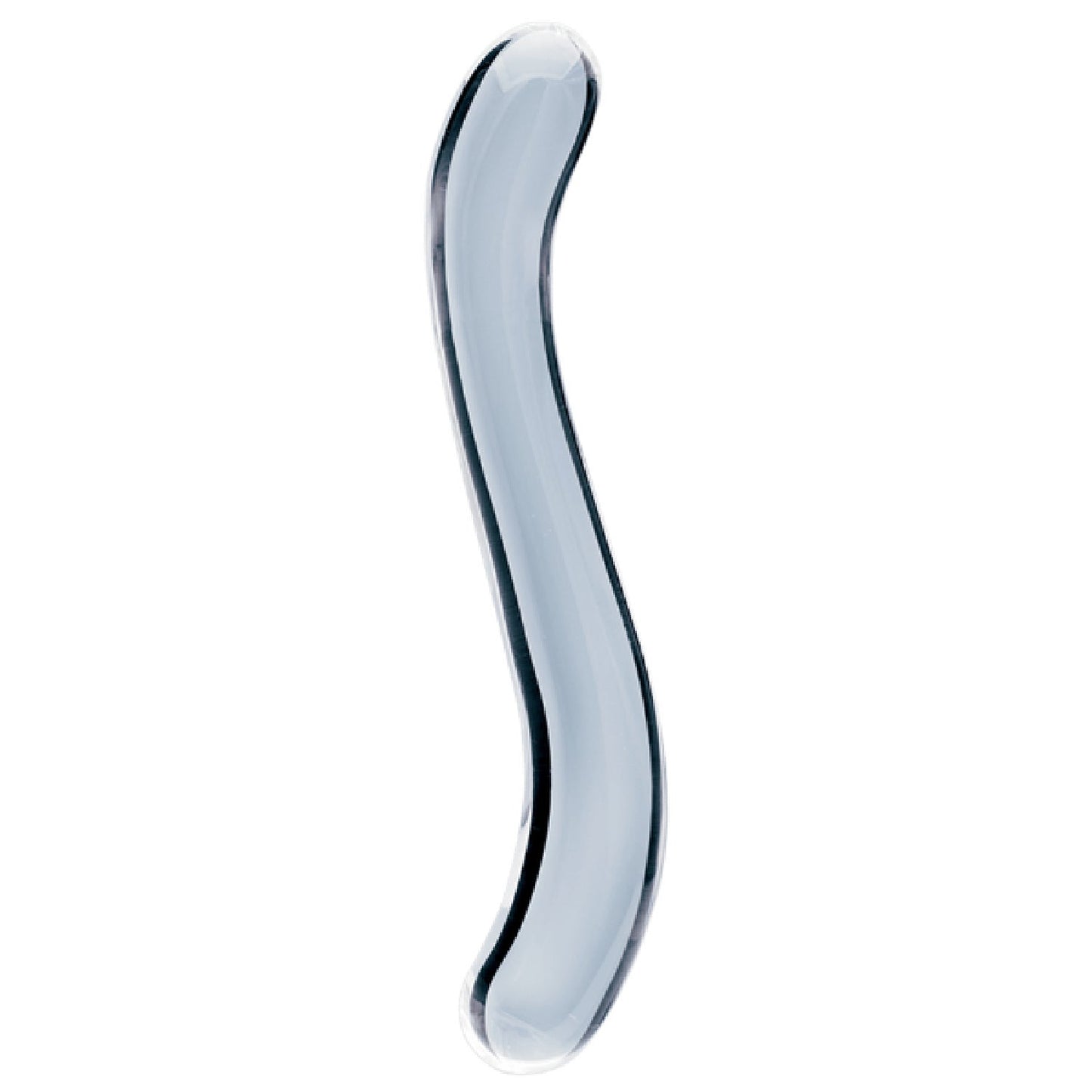 Celestial Curve – 7.1 Inch Handblown Borosilicate Glass Double-Ended Dildo