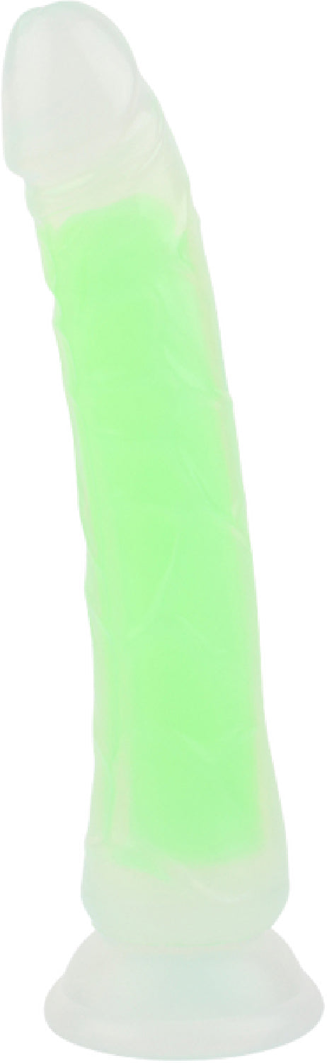 Neon Stevie 8.4 Inch – Glow-in-the-Dark Silicone Vibrator