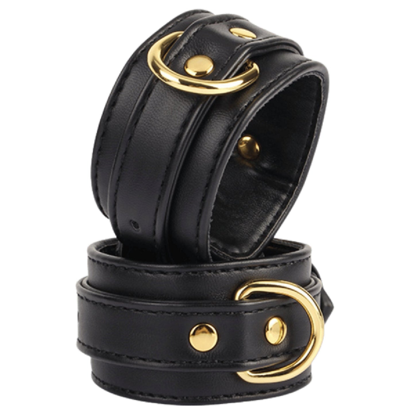 Wrist to Thigh Cuff Set – Adjustable Soft PU Cuffs Restraint Set