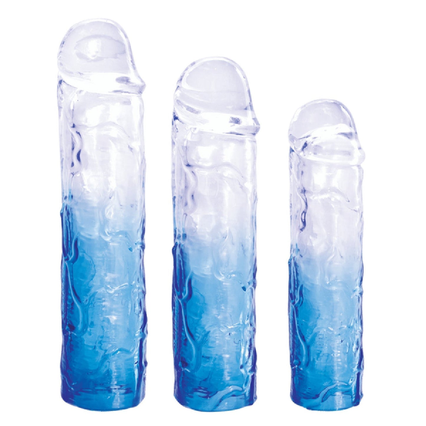 3 in 1 Extension Sleeve (Smoke) – High-Quality TPE Material Soft Flexible Sleeve with Multiple Sizes