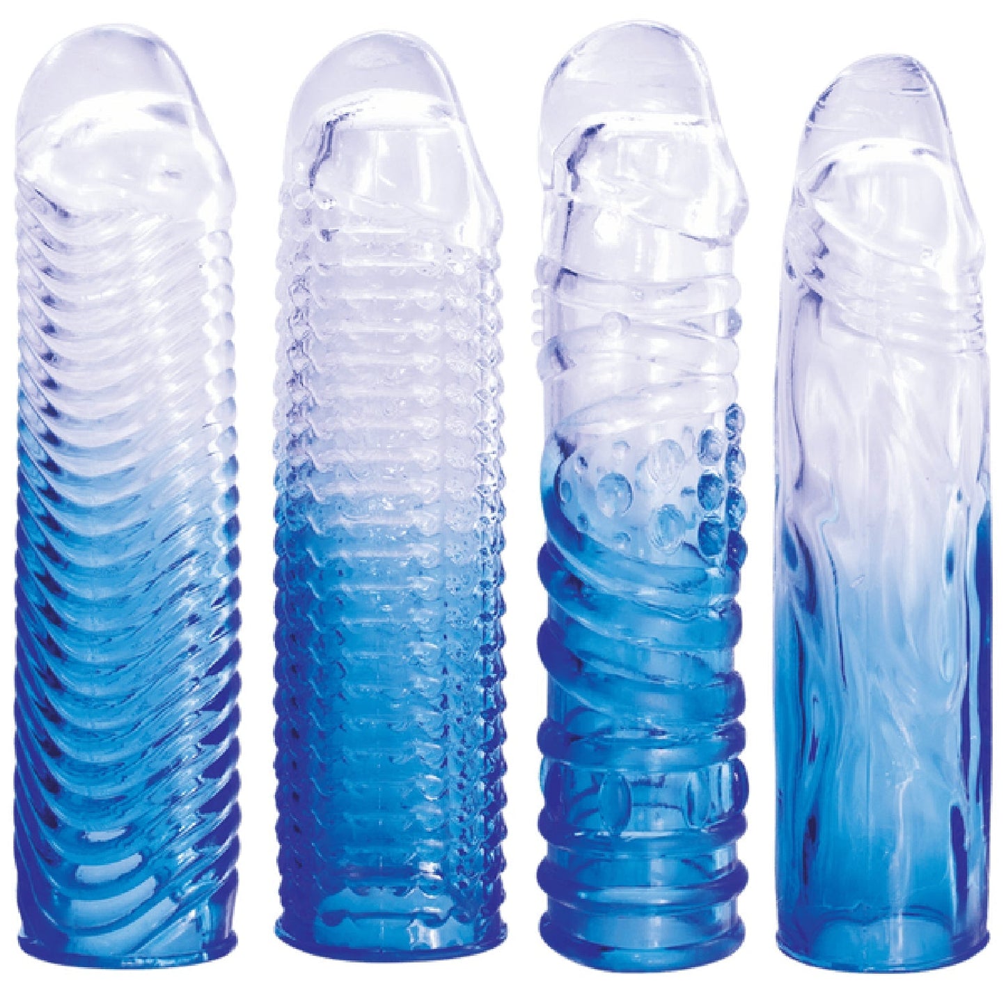 4 in 1 Extension Sleeve (Smoke) – Soft Flexible 7.5 Inch Sleeve