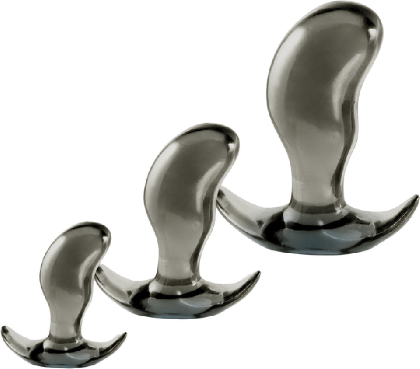Anal Plug Kit Set - High Transparent TPE Material