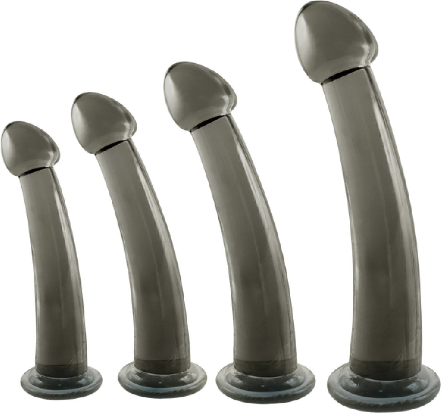 4 in 1 Anal Plug Kit – Flexible Hygienic Suction Cup Base Anal Plugs