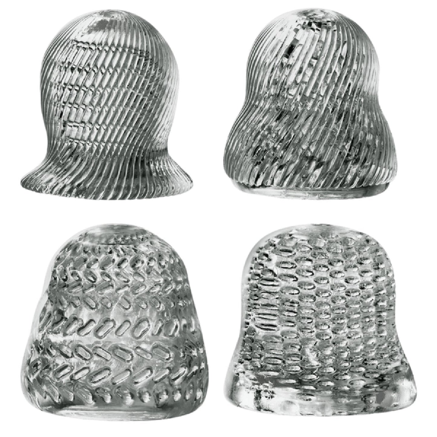 4 in 1 Glans Stroker Set – Multi-Function Stimulation 2 x 1.8 Inch Glans Stroker