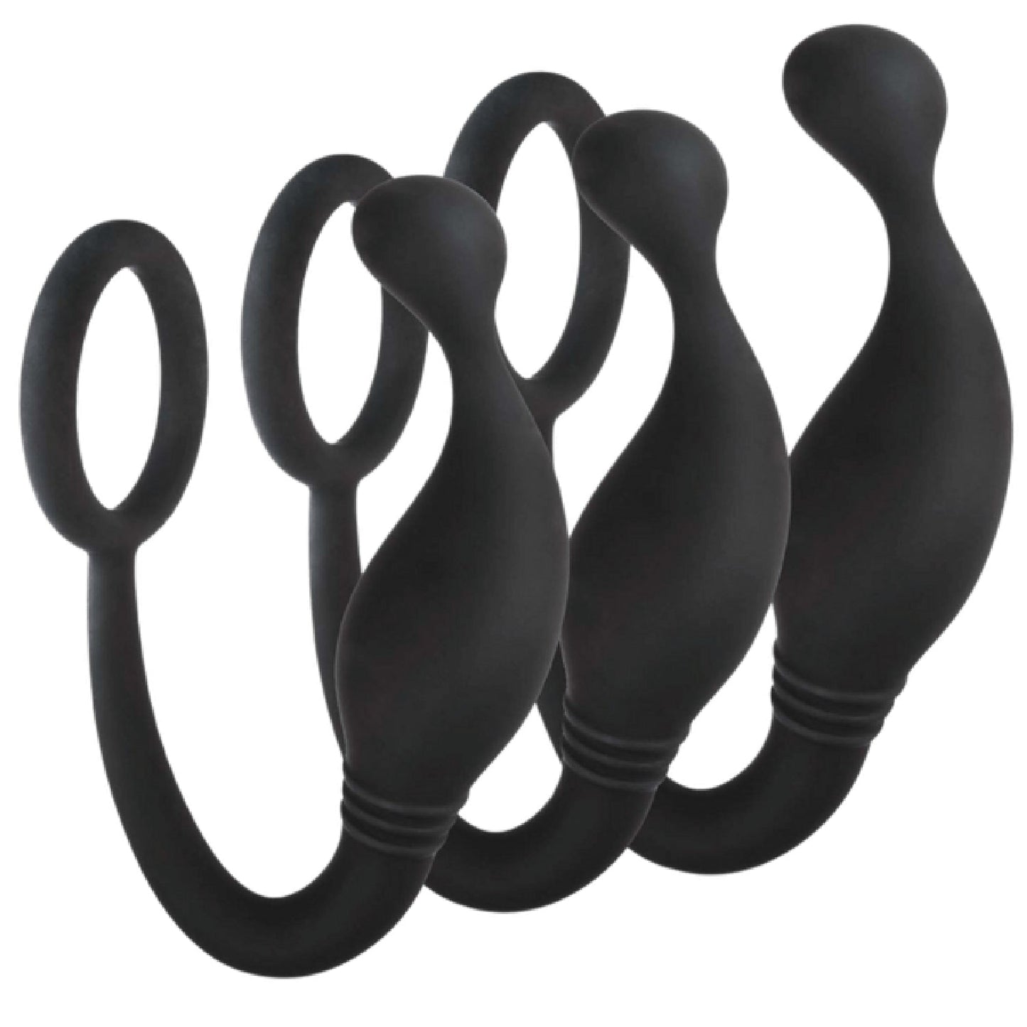 Prostate Plug Set – Hygienic Silicone 3-Piece Small, Medium, and Large Plugs