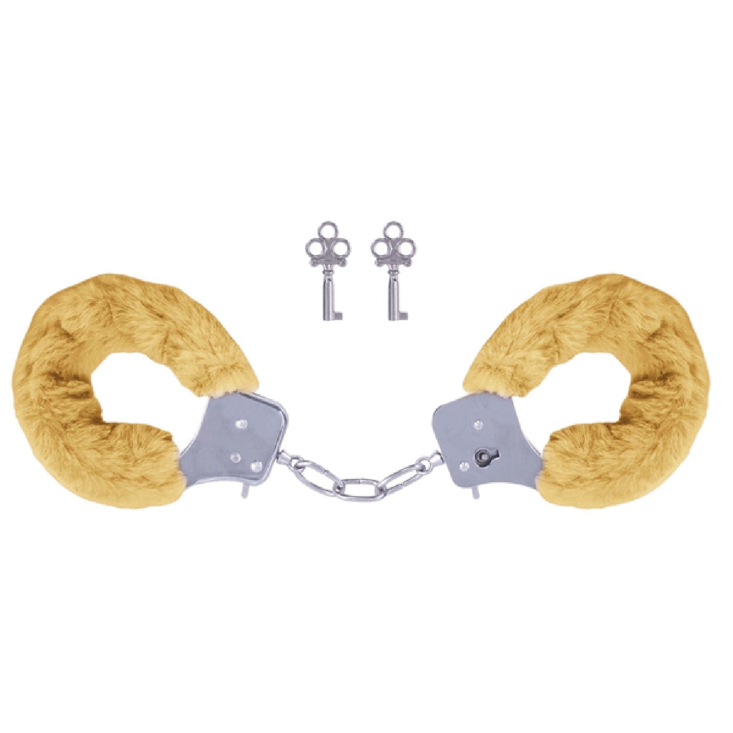 Furry Handcuffs – 7.4cm Chain Length Restraints