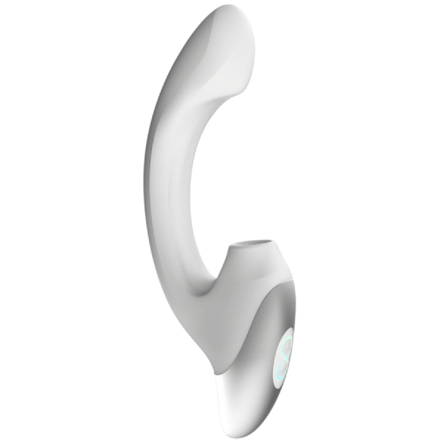 Thumping Rechargeable Silicone Vibrator – 13cm Insertable Length Bendable Shaft Vibrator