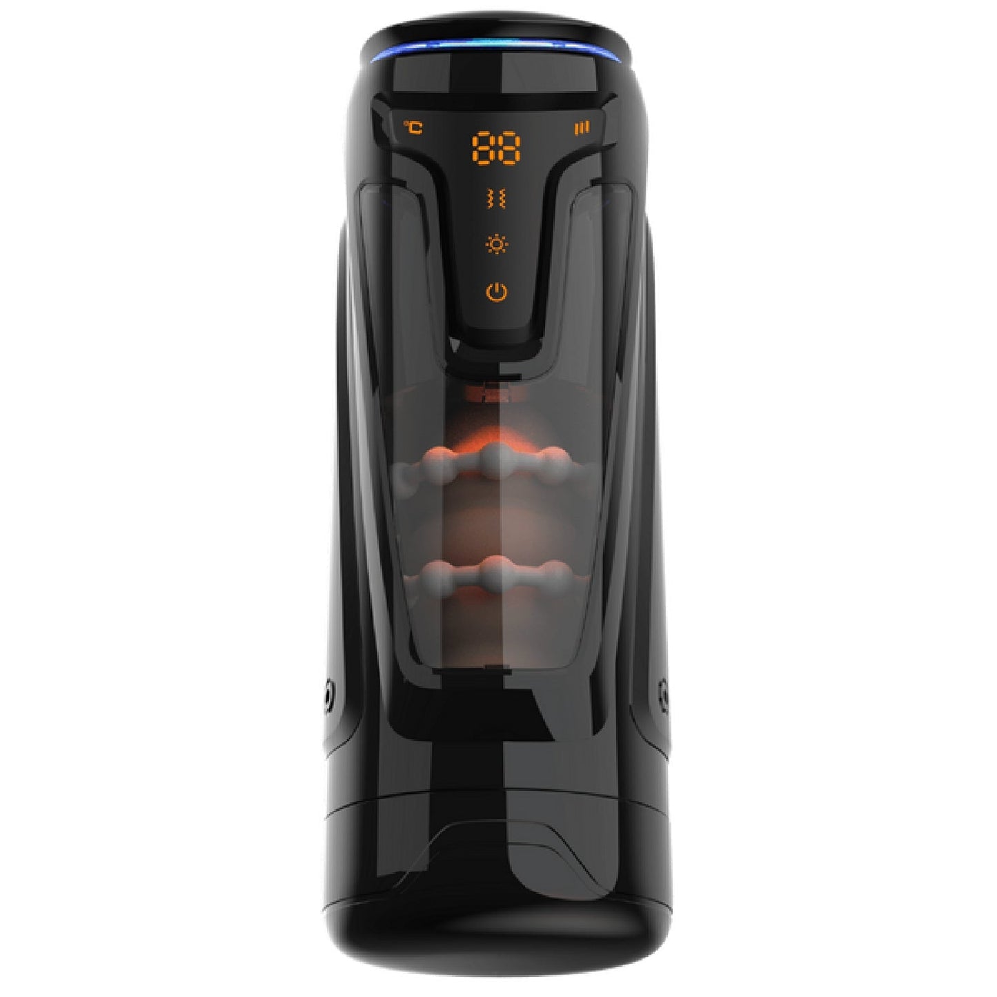 Warrior Heartbeat Nexus Ecstasy – Heated Thrusting Male Masturbator with Vibrations