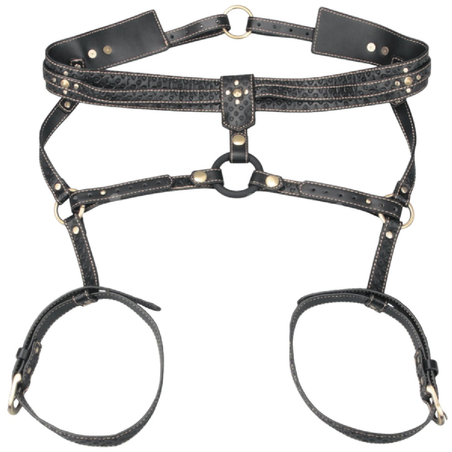 Rebellion Reign Faux Leather Full Body Harness – Luxury Body Harness