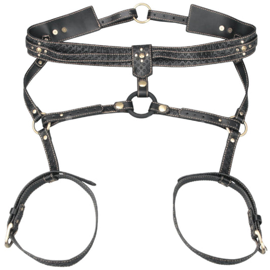 Rebellion Reign Faux Leather Full Body Harness – Luxury Body Harness