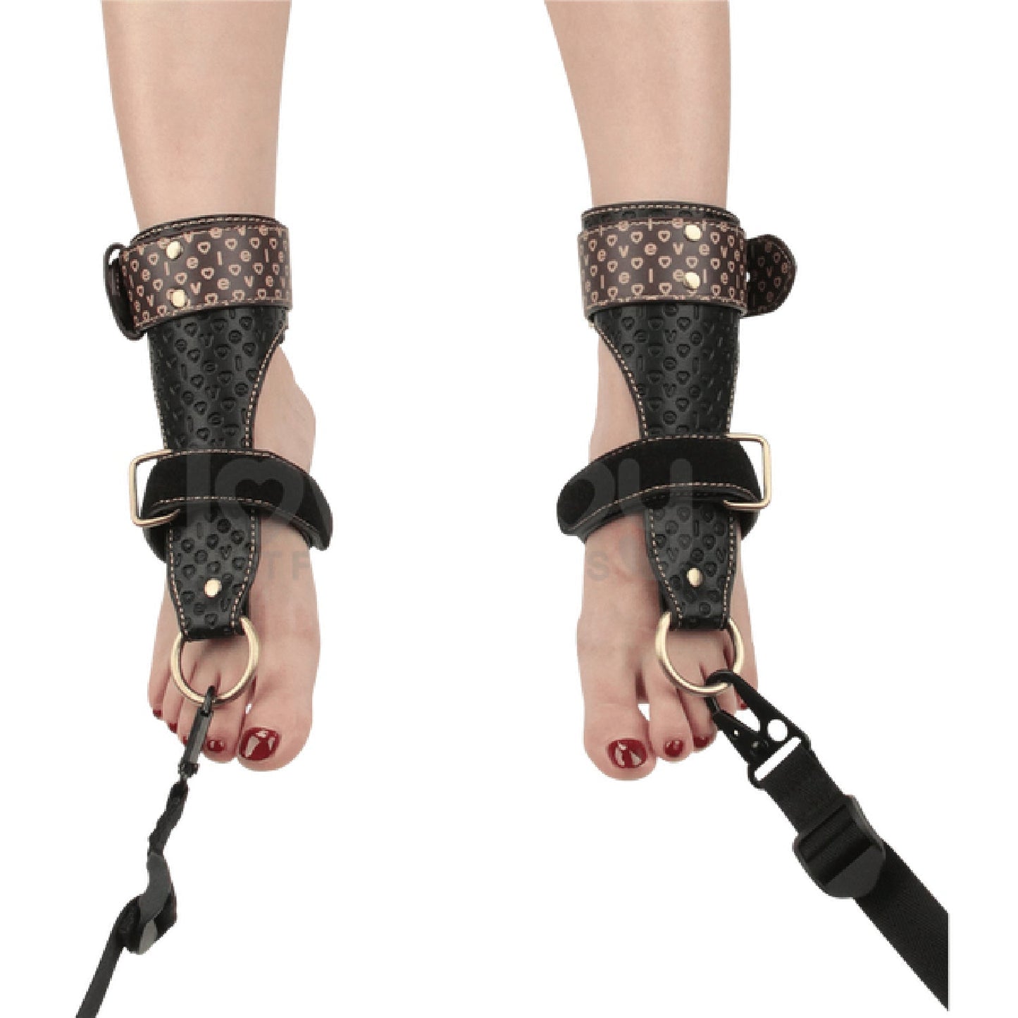 Rebellion Reign Under Mattress Restraint Set – Adjustable Nylon Straps Bondage Restraint