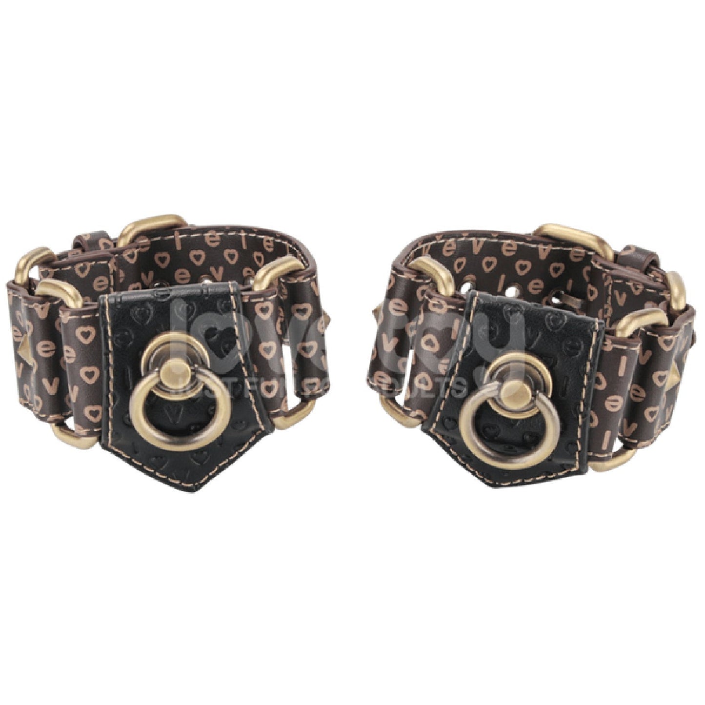 Rebellion Reign Thigh Cuffs Set – Adjustable PU BDSM Restraint Cuffs