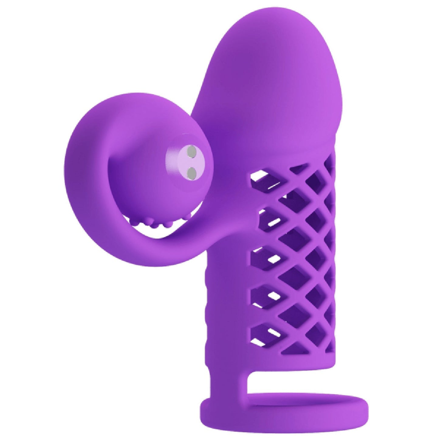 Harden Mind Blowing Miracles – Silicone Penis Sleeve with Vibrations and Ball Strap