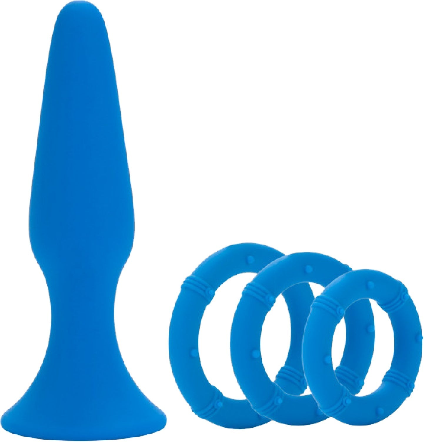 Posh Silicone Performance Kit – Body-Safe Silicone Erection Rings and Anal Toy Set