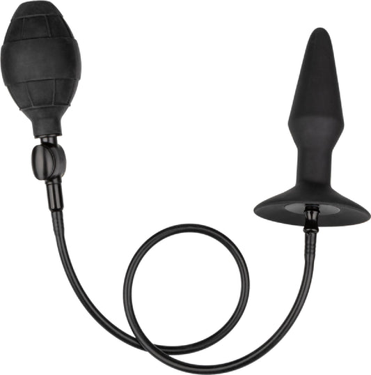 CalExotics Medium Silicone Inflatable Plug – Inflatable Anal Plug with Detachable Hose