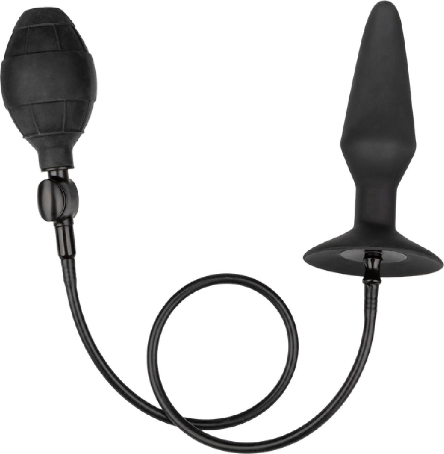 CalExotics Medium Silicone Inflatable Plug – Inflatable Anal Plug with Detachable Hose