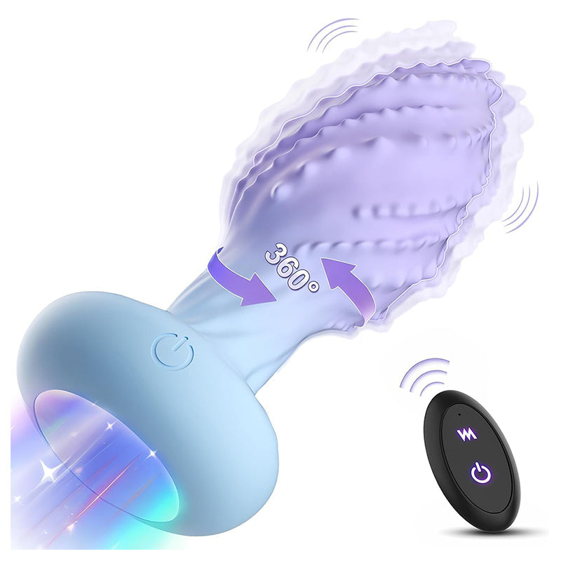 Little Monster - 360° rotating anal vibrator, 10 vibration frequencies, 7-color LED light Anal Toys