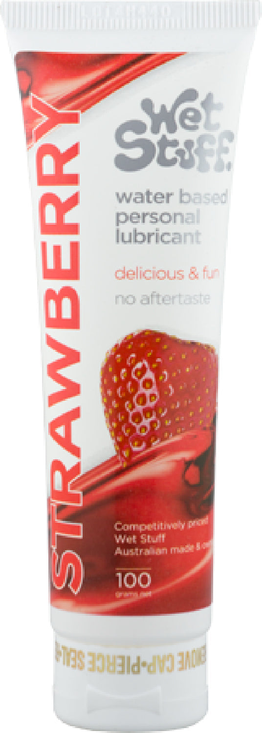 Wet Stuff Strawberry – Water-Based Flavoured Lubricant