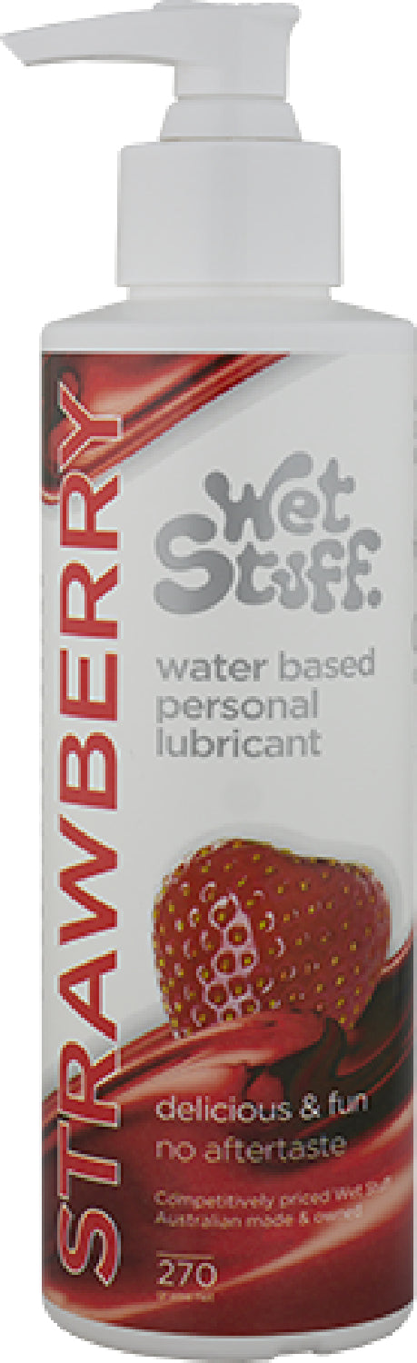 Wet Stuff Strawberry – Water-Based Flavoured Lubricant