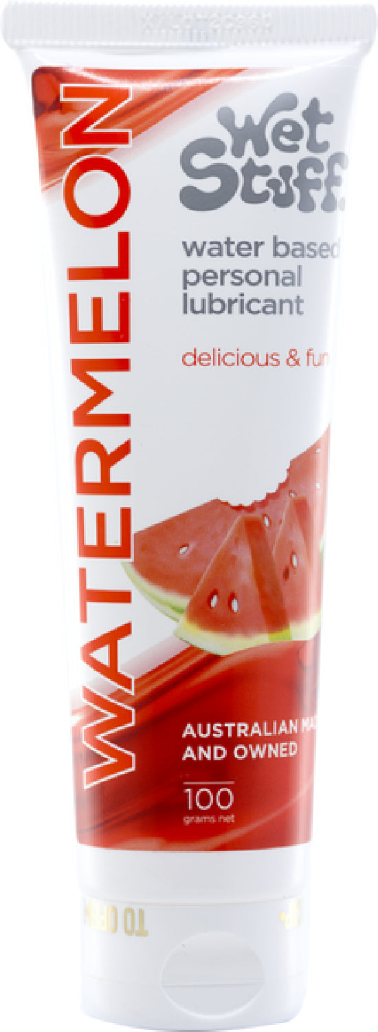 Wet Stuff Watermelon – Edible Water-Based Lubricant Gel 100g Tube