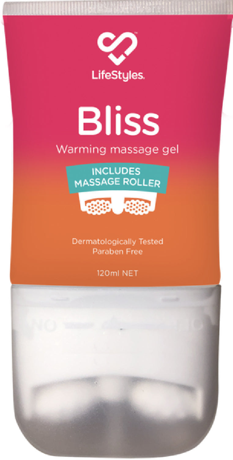 Bliss Warming Massage Gel 120ml – Sensual Massage Gel with Built-In Rollers