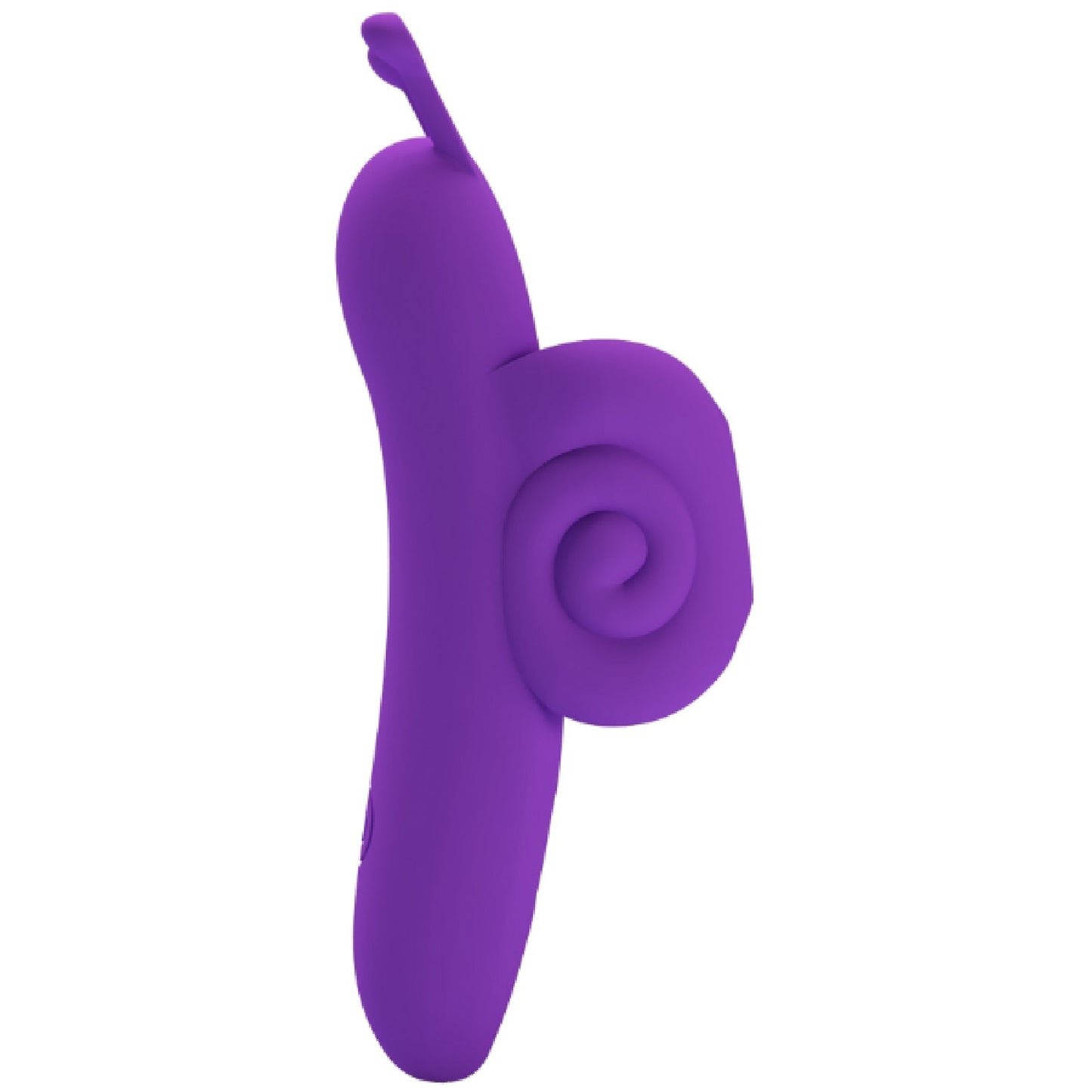 Rechargeable Snail – Ergonomic Silicone Finger Vibrator with 10 Vibration Modes