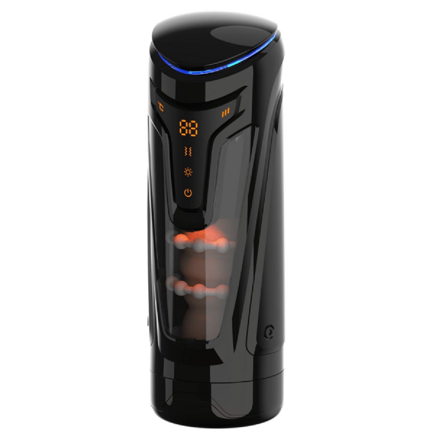 Warrior Heartbeat Nexus Ecstasy – Heated Thrusting Male Masturbator with Vibrations