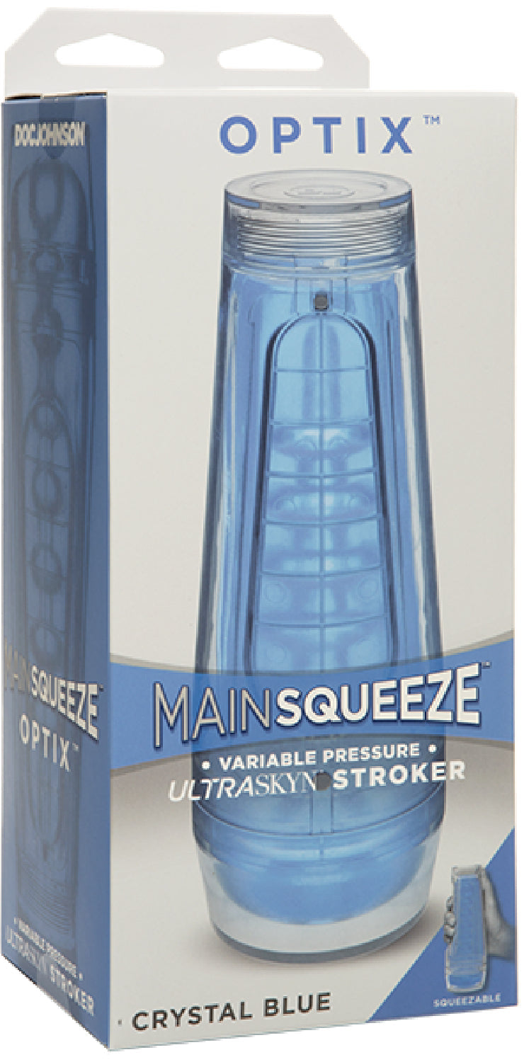 Doc Johnson Optix – Transparent Variable-Pressure Hard Case Masturbator