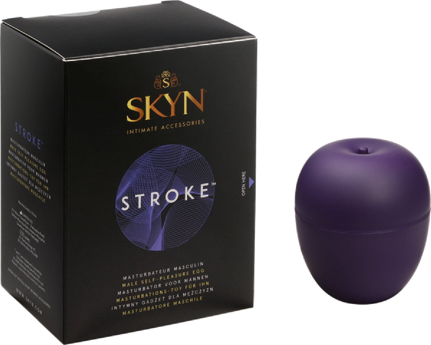 Skyn Stroke – Male Masturbation Device with Ribbed Texture and Stretchy Material