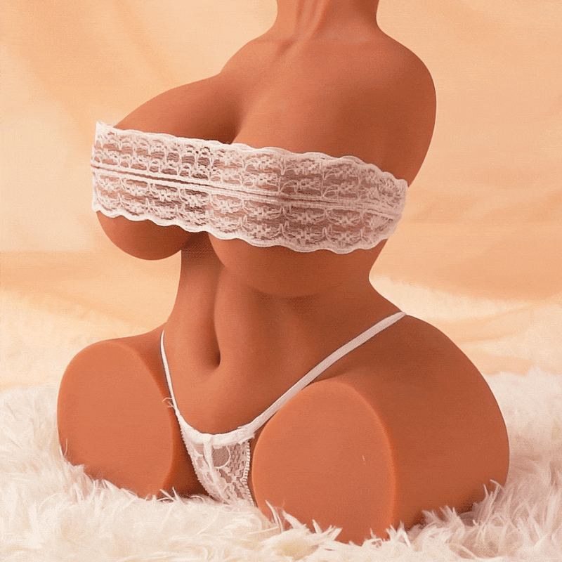 Daniela - Realistic Butt Latina Sex Torso Toy – Valentina Morena Soft Latex Breast & Hip Design Masturbators