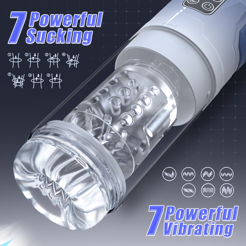 Empyrean - 5 IN 1 Function Male Stroker Masturbator & Penis Pump Masturbation Cup