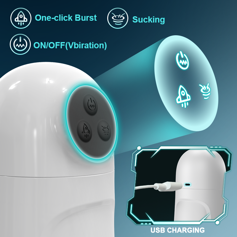 【Milk Me Dry】Skyline - 10 Suction Vibrations One-button Activation APP-controlled Multi-point Massage Male Masturbator Masturbation Cup