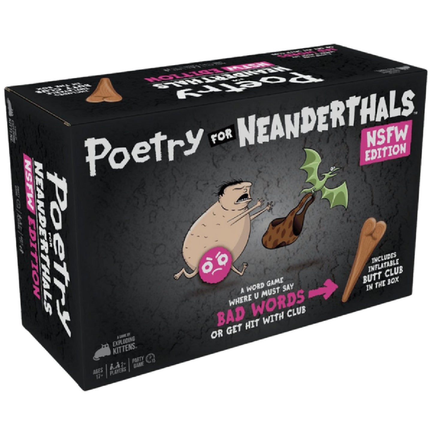 Exploding Kittens Poetry for Neanderthals – Adult Party Game for 2+ Players