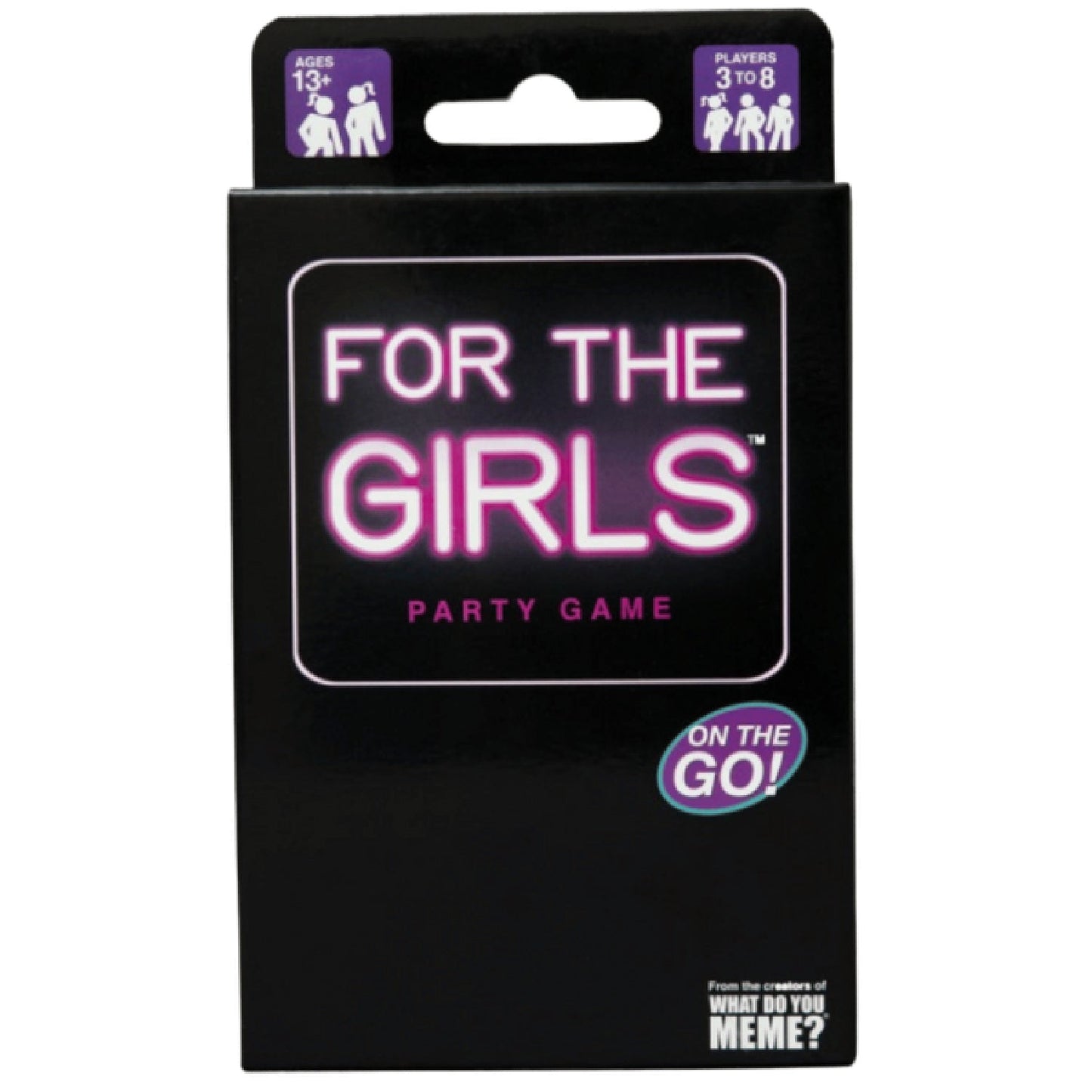 For The Girls Travel Edition – Card Game for 3-8 Players Ages 13 and Up
