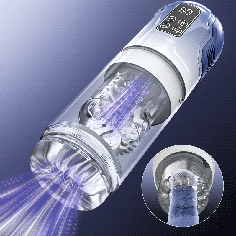 Empyrean - 5 IN 1 Function Male Stroker Masturbator & Penis Pump Masturbation Cup