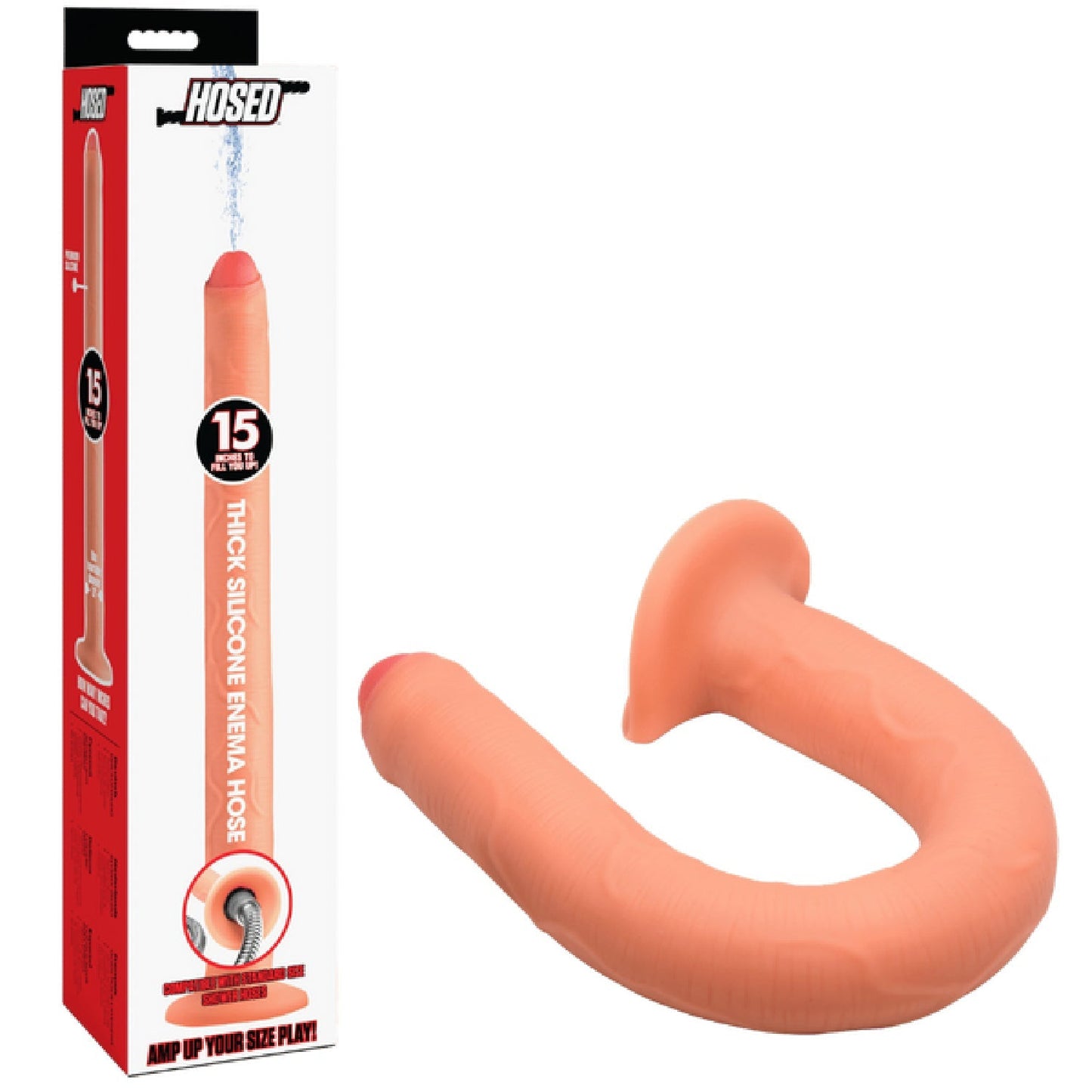 Thick Silicone Enema Hose – 15 Inch Hygienic and Pleasure-Enhancing Enema Hose