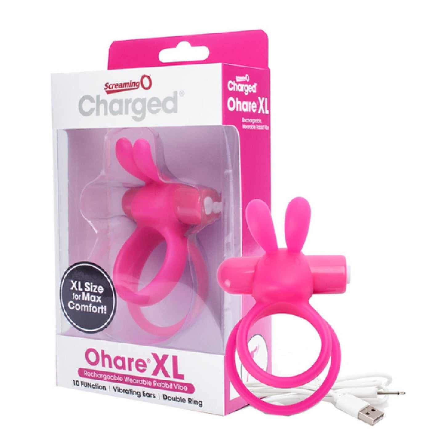 Charged Ohare XL – Rechargeable Double Cock Ring Vibrator