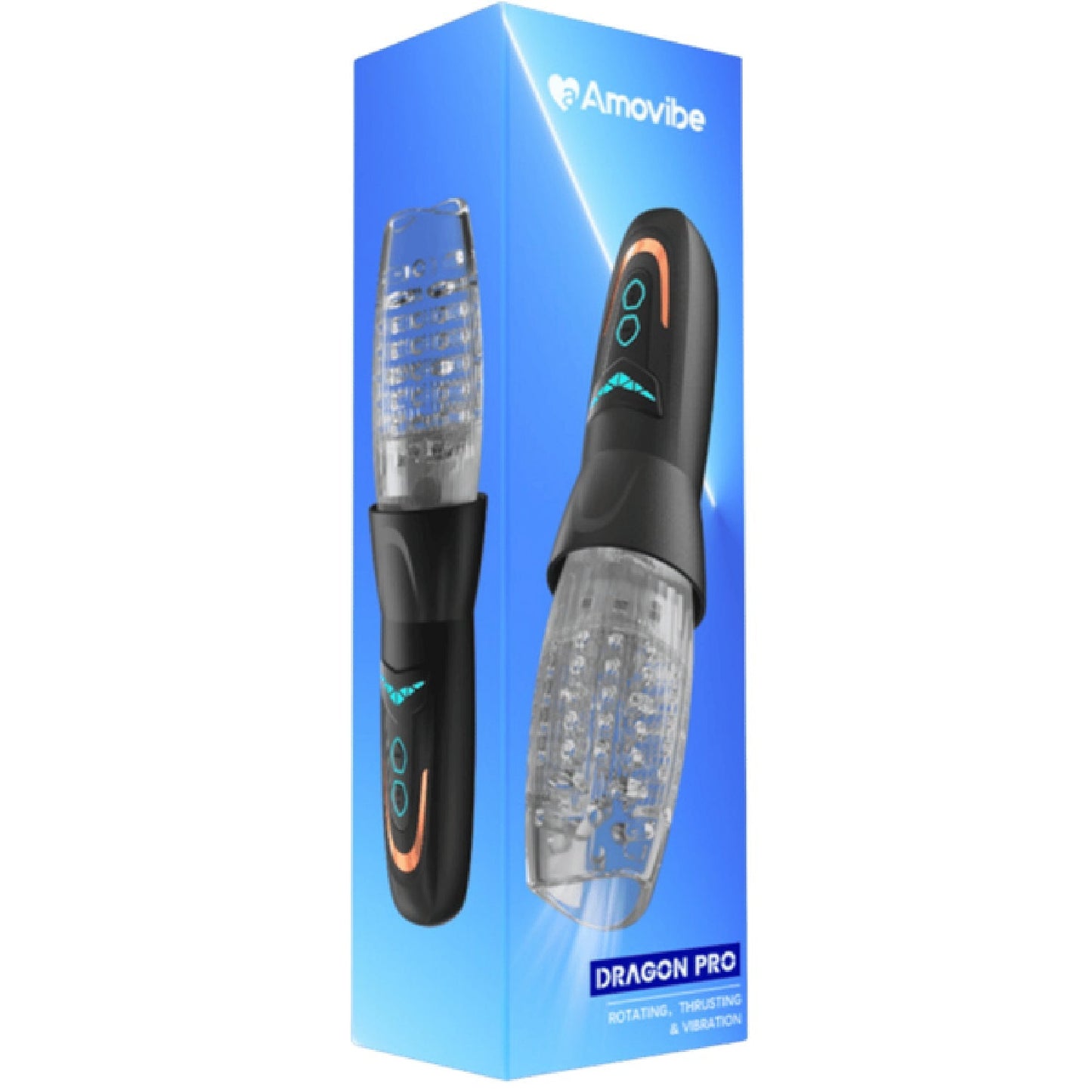 Amovibe Dragon Pro – Rotating and Vibrating Male Masturbator