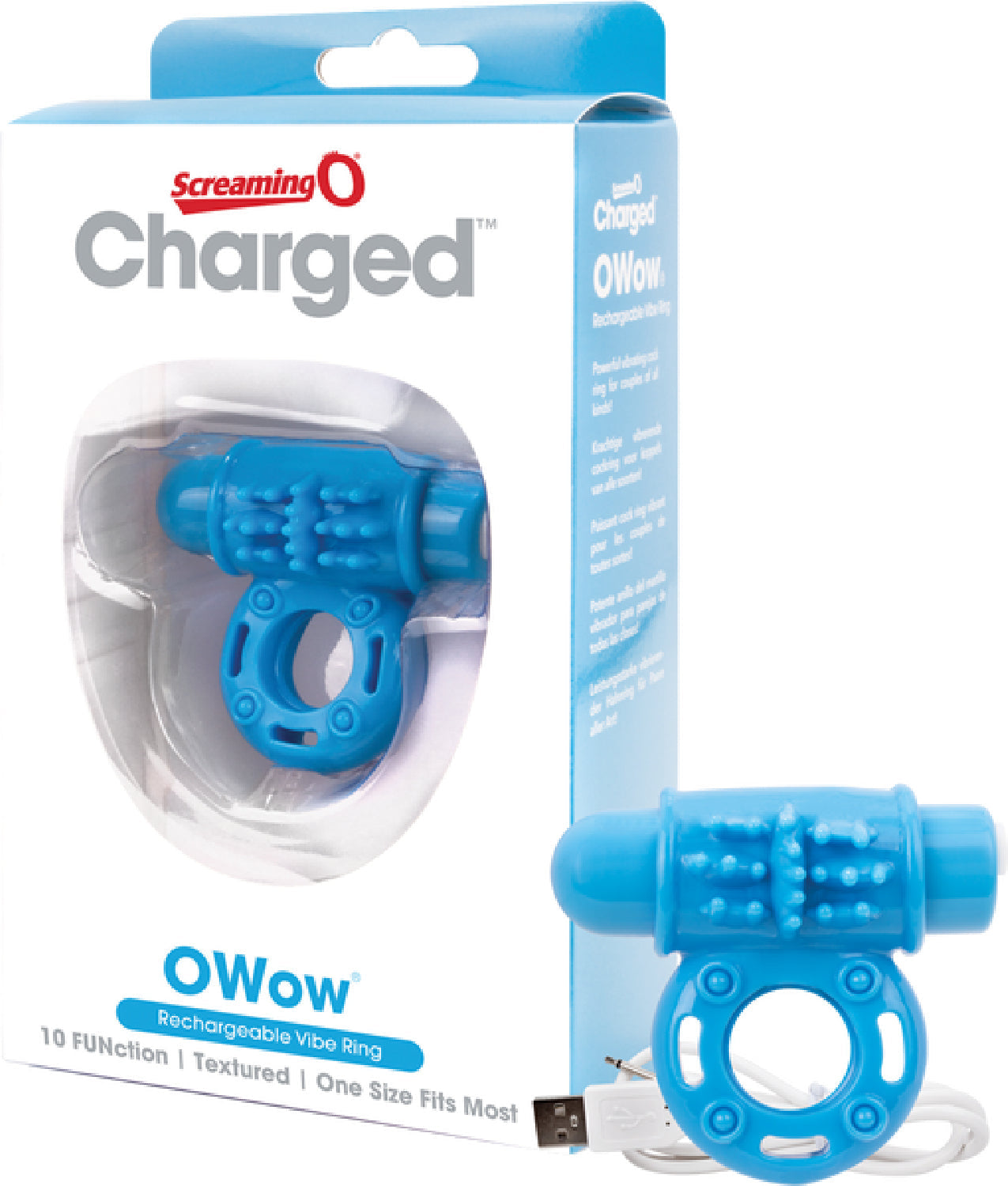 O Wow Ring – Rechargeable Vibrating Cock Ring with 10 Vibration Functions