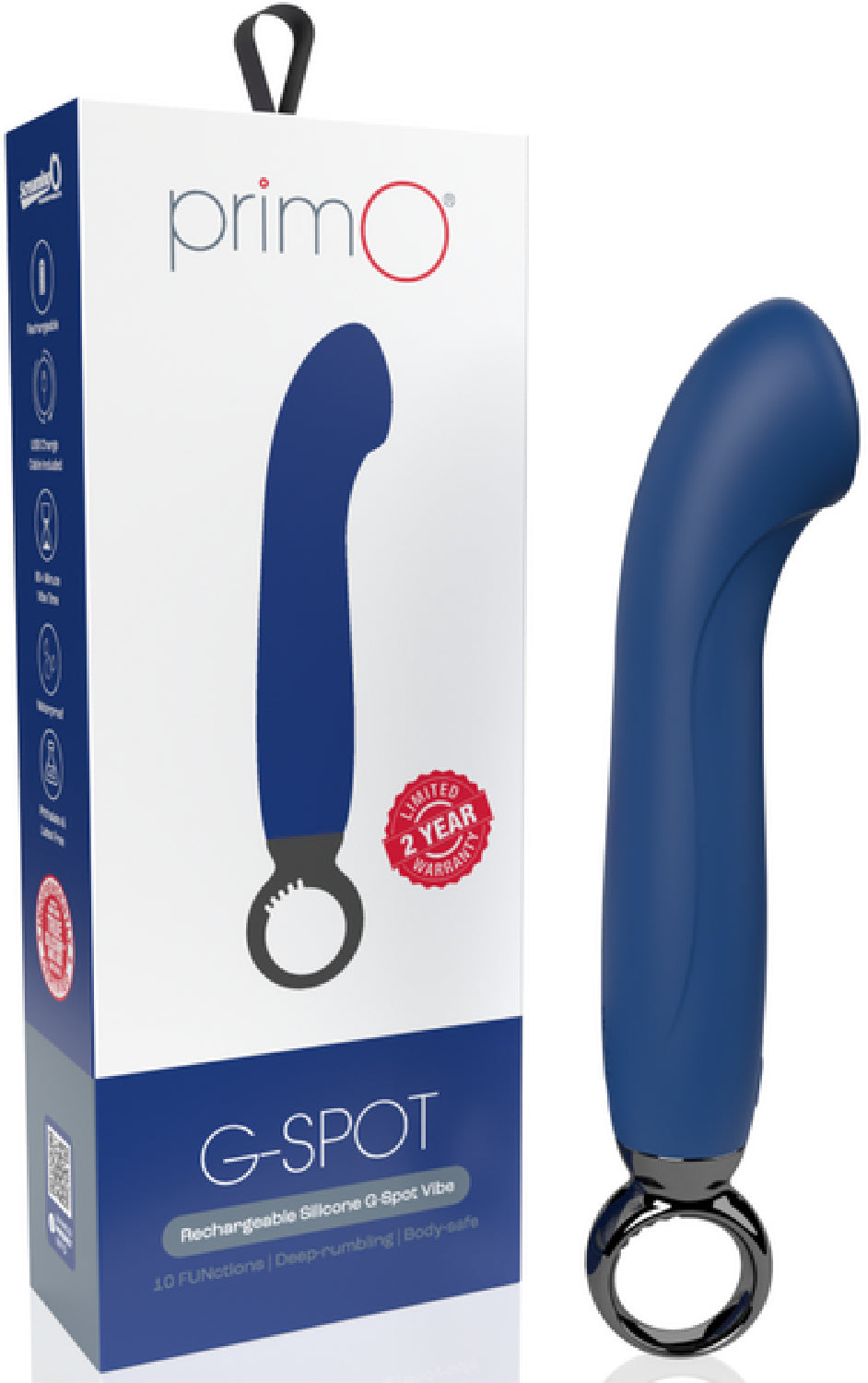 Screaming O PrimO G-Spot Vibrator – Powerful 5+5 Vibration Settings G-Spot Vibrator